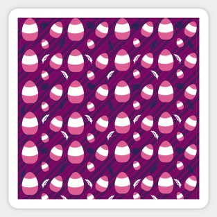 Halloween pink Candy pattern Sticker